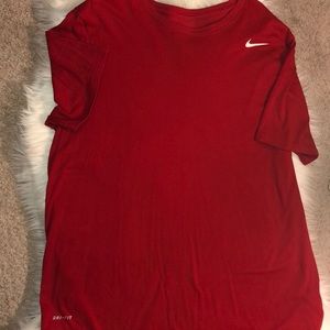 Red DRI-FIT Nike Shirt